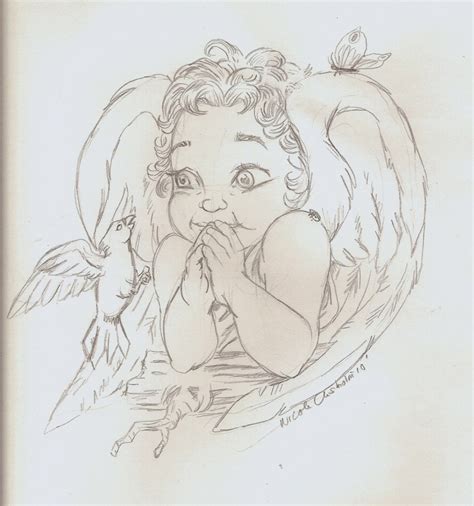 Baby Angels Drawing At Getdrawings Free Download