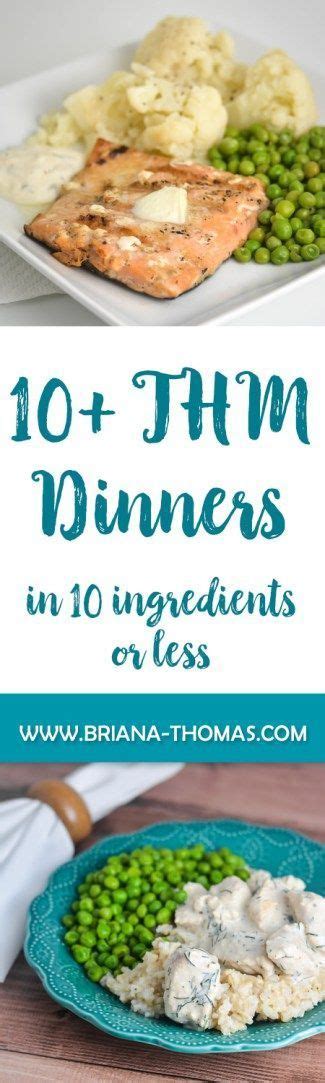 10 Low Glycemic Thm Dinners In 10 Ingredients Or Less Briana Thomas