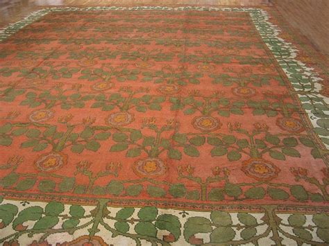 Early 20th Century Donegal Arts And Crafts Carpet Designed By Cfa