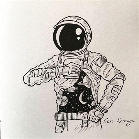 √ Astronaut Helmet Drawing Tumblr