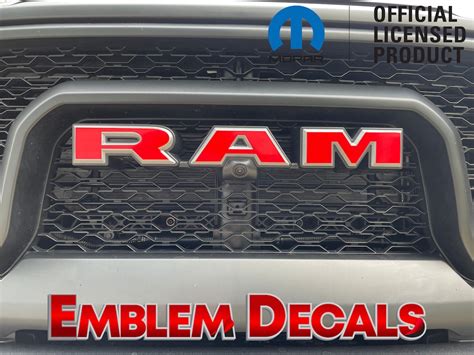 Ram Rebel Grill Emblem Decals 2019 2020 2021 2022 2023 Solid Etsy