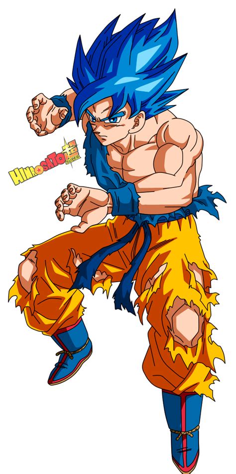 Fiz O Goku Na Transformação Super Saiyan Blue Evolution Pensando Que