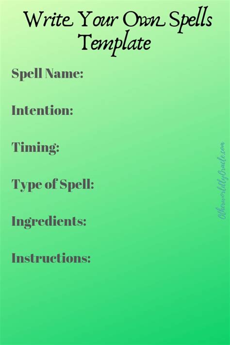 How To Write Spells Step By Step For Beginners Otherworldly Oracle
