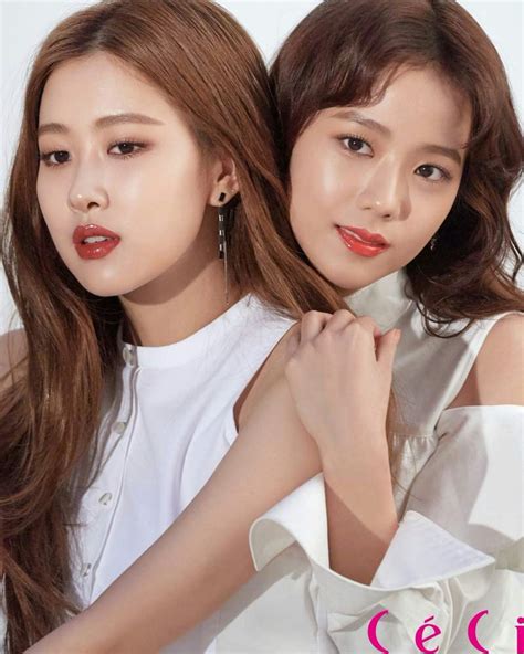 Blackpink jisoo k pop blackpink poster chica cool lisa blackpink wallpaper blackpink and bts black pink kpop blackpink photos blackpink fashion. Novas fotos da revista CéCi Korea com Rosé e Jisoo ...