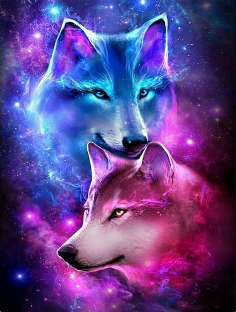 Mxjsua Diy 5d Diamond Painting Wolf By Number Kits For Adults Wolf