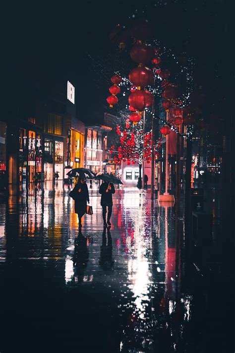 1920x1080px 1080p Free Download Rainy Day Night Rain Street Hd Mobile Wallpaper Peakpx