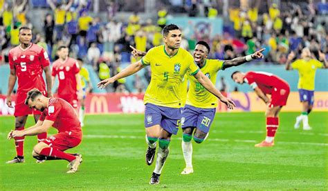 Fifa Wc 2022 Brazil Beat Switzerland 1 0 Advance To Round Of 16