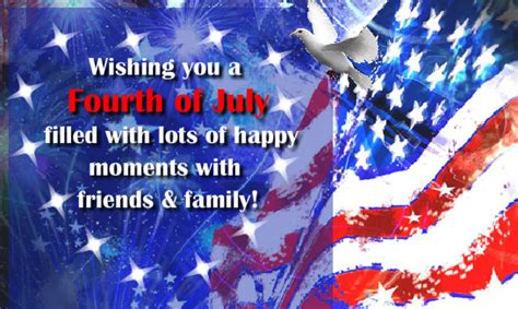 Happy Fourth Of July Special Card Free Inspirational Wishes Ecards
