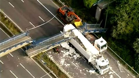 Lorry Driver Sentenced Over M20 Bridge Collapse Crash Bbc News
