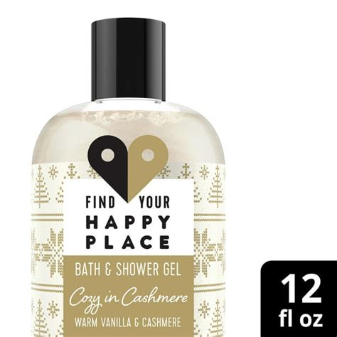 Find Your Happy Place Bath And Shower Gel Cozy In Cashmere 12 Oz
