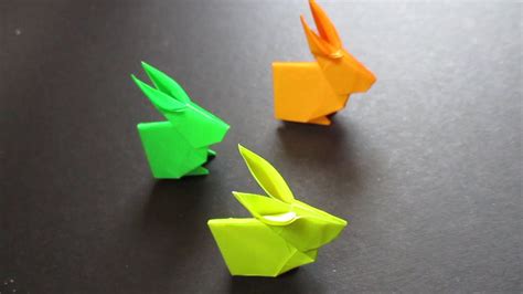 Origami 3d Lapin Origami Rabbit Easy Instructions Bunny Paper Fold