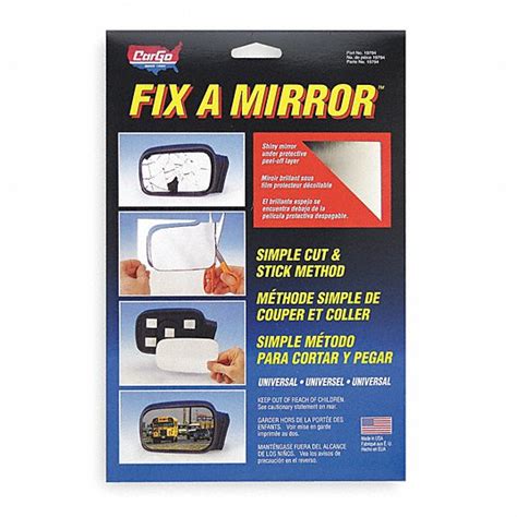 Blue Magic Mirror Repair Kit Silver 1mpw519794 6 Grainger