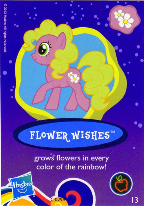 Mlp Flower Wishes Blind Bag Cards Mlp Merch