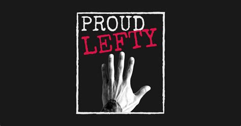 Proud Lefty Left Handed Proud Lefty Sticker Teepublic Uk