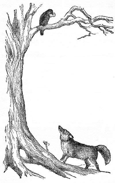 The Fox And The Crow Illustrator Harrison Weir Counting Crows Crows