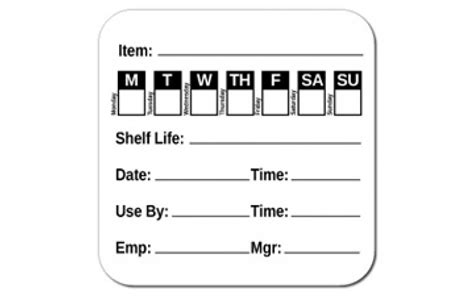 The Ultimate Guide To Food Rotation Labels Dot It