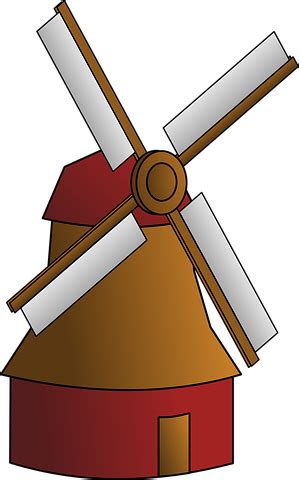 Free Kincir Angin Windmill Vectors Pixabay