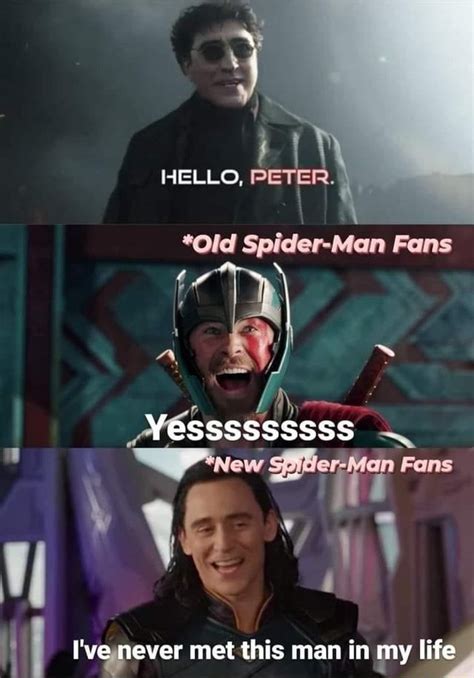 Hello Peter Old Spider Man Fans Vyesssssssss Fans I Ve Never Met This Man In My Life