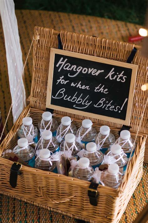 The Hangover Kit Wedding Favour Essential Items To Include