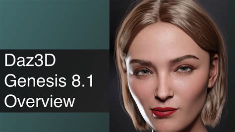 Daz3d Genesis 81 Overview And Features Youtube