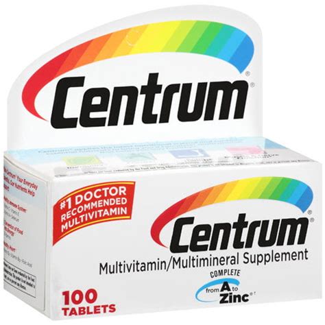 Centrum Adult Multivitamin Tablets 100 Ct