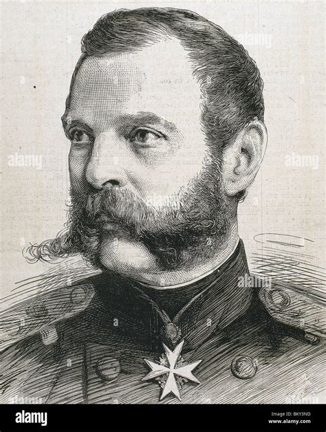 Alexander Ii 1818 1881 Tsar Of Russia 1855 1881 Engraving Stock