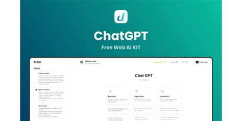 New Free Chat Gpt Ui Kit Figma Community