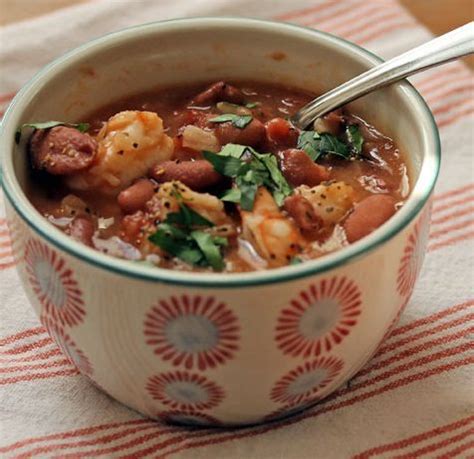 Learn more about this traditional nola dish and find a recipe to make it at home! New Orleans-style Red Beans and Rice with Shrimp | Recipe ...
