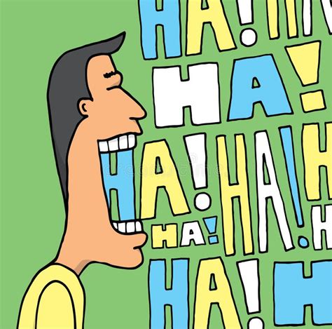 Guy Laughing Out Loud Stock Vector Illustration Of Comedy 31997849