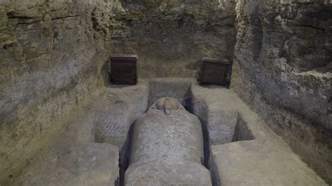 egyptian archaeologists unveil ancient tombs and artefacts bt