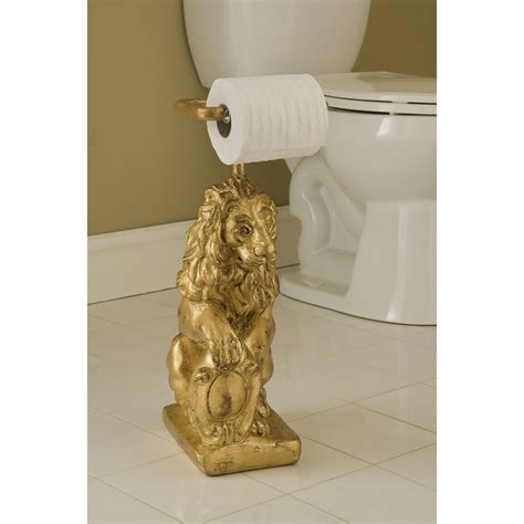 Besides good quality brands, you'll also find plenty of discounts when you shop for paper stand holder toilet during big sales. Hickory Manor House Lion Free Standing Toilet Paper Holder ...