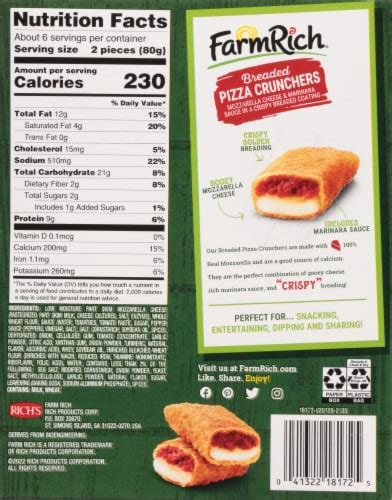 Farm Rich Pizza Crunchers 18 Oz King Soopers