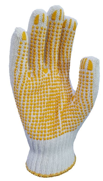 Cotton glove coated with natural rubber. Glove Manufacturer Malaysia | PPE Manufacturing Sdn Bhd