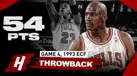The Game Michael Jordan Dropped 54 Points With Clutch Shot Vs Knicks