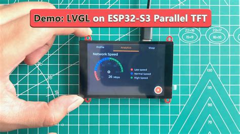 Demo Lvgl On Esp32 S3 Parallel Tft Touch 35 Ili9488 Youtube