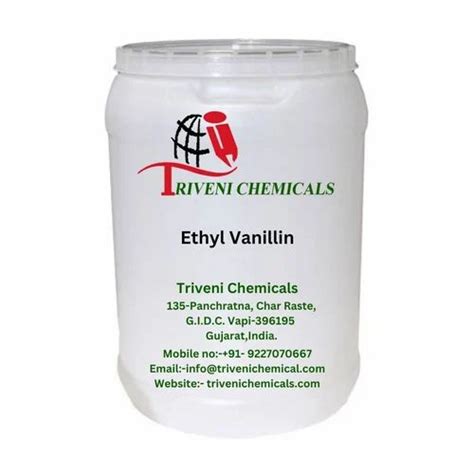 Ethyl Vanillin Packaging Type Drum At Best Price In Vapi Id 4005687991