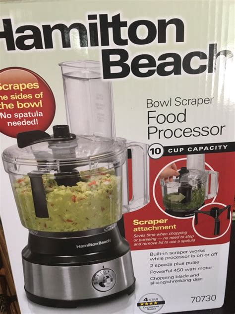 This appliance comes with wide mixing bowls — allowing users to add ingredients without any hassle — and includes several attachments to shred cheese , slice carrots , or mix dough. Hamilton Beach Food Processor with Bowl Scrape Review ...