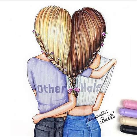 If you could have a celeb as your bff, who would it be? Beautiful drawing ️ ️ ️ by @illustrationbubble Follow ...