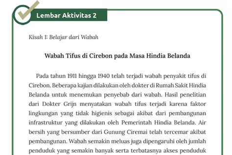 Lembar Aktivitas Manfaat Kisah Kunci Jawaban Ips Kurikulum