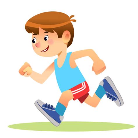 Boy Running Race Illustrations Royalty Free Vector Graphics And Clip Art