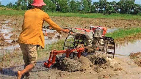 New Tractor Kubota Zt 140 Working Plow Field L Nice Machine In Cambodia