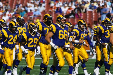 a look at the rams uniforms through the years
