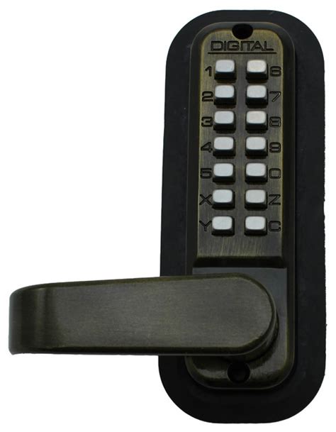 Shop Houzz Lockeyusa Digital Door Lock Lever Handle With