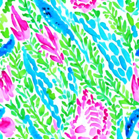 Lilly Pulitzer Inspired Pattern · Creative Fabrica