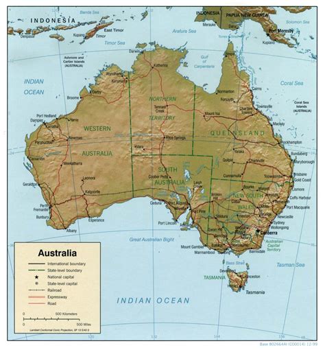 Austrália Mapas Geográficos Da Austrália Geografia Total™