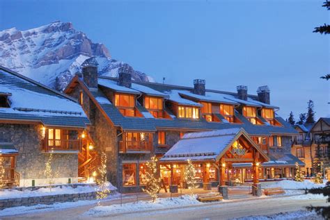 fox hotel suites banff ski resort canada snowcapped travel
