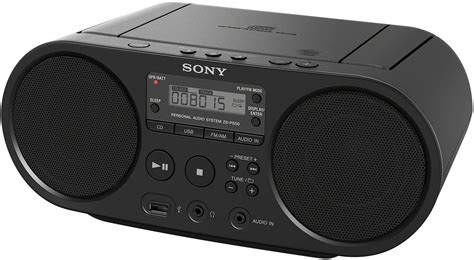 Sony Zs Ps50 Portable Cd Boombox Player Digital Tuner Am