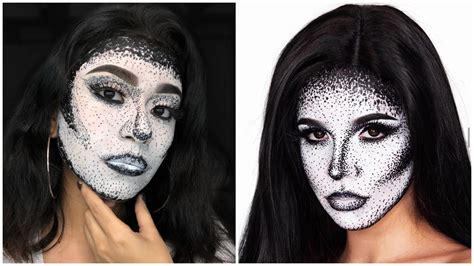 Inspired Pointillism Makeup Art Youtube