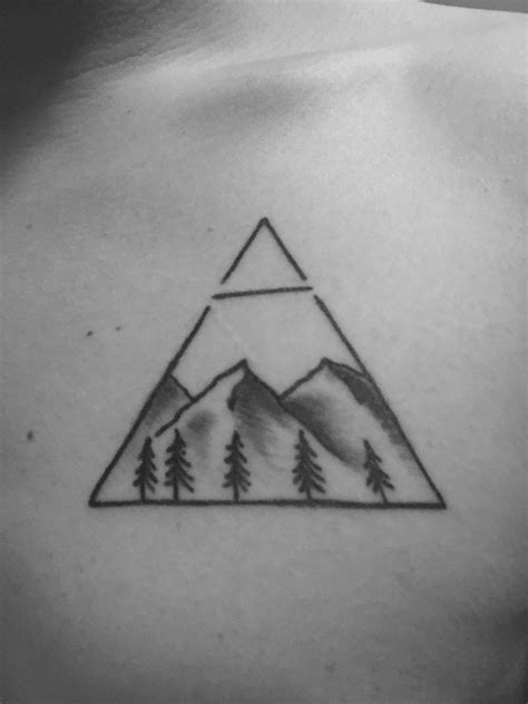 Explorer Reminder To Keep Exploring Triangle Tattoo Chest Tattoo