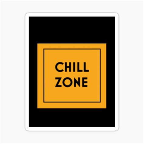 Chill Zone Collection Sticker For Sale By Heavenland Redbubble